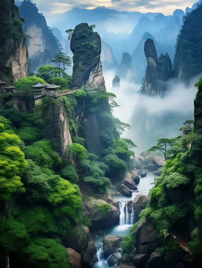 人间仙境:广西大山里的美景